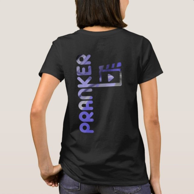 PRANKER Back Print T-Shirt Trend Abstract Lavender (Creator Uploaded)