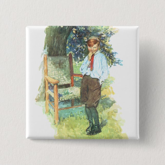 Prankster 2 Inch Square Button (Front)