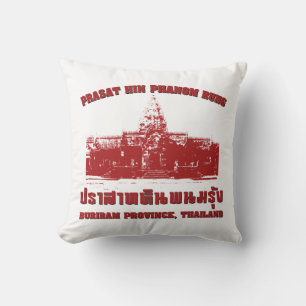 Prasat Hin Phanom Rung, Buriram, Isaan, Thailand Throw Pillow