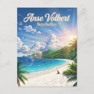 Praslin Island, Anse Volbert, Praslin Seychelles Postcard