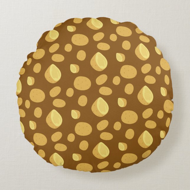 Prátaí Round Pillow (Front)