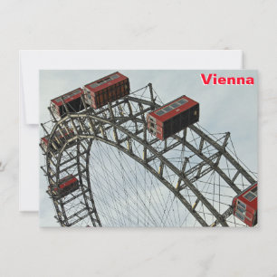 Prater Ferris wheel, Vienna, Austria card