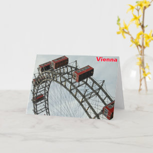 Prater Ferris wheel, Vienna, Austria Card