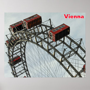 Prater Ferris wheel, Vienna, Austria Poster