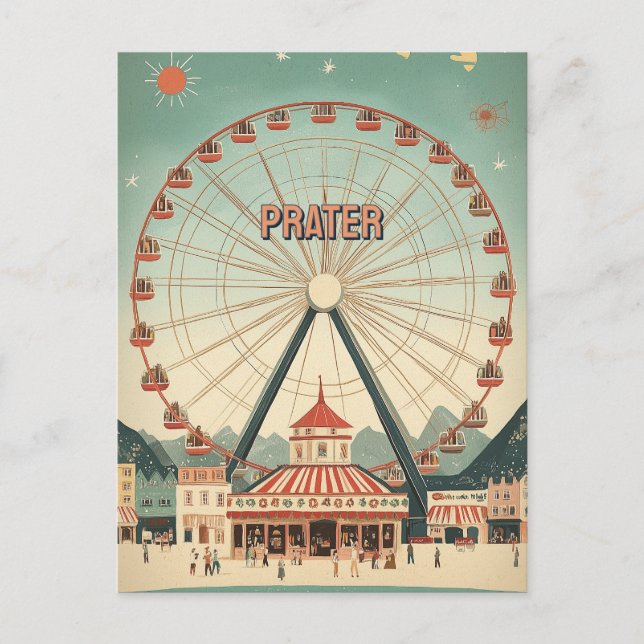 Prater Vienna Austria Postcard (Front)