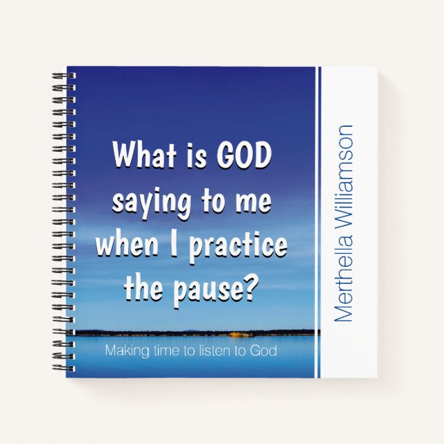 PRATIQUE PAUSE Christian Carnet Journal (Devant)