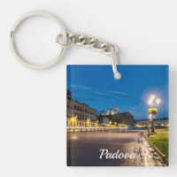 Prato della Valle at night in Padova, Italy