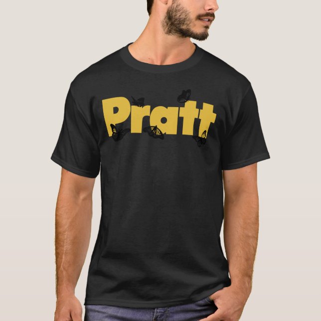 Pratt Institute Butterfly Logo    T-Shirt (Front)