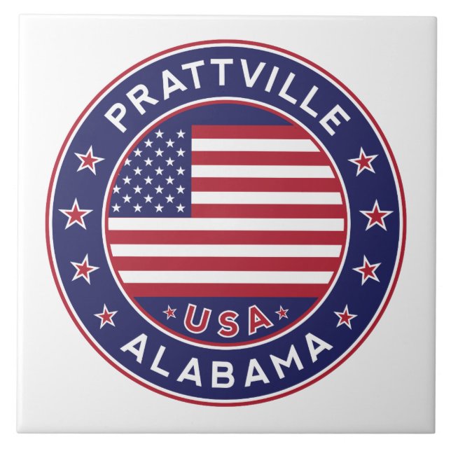 Prattville, Alabama Tile (Front)