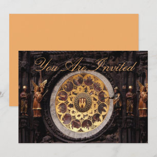 Prauge Horloge Décoration Invitation