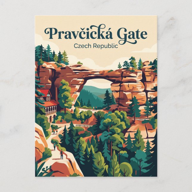 Pravčická Gate Czech Republic Postcard (Front)