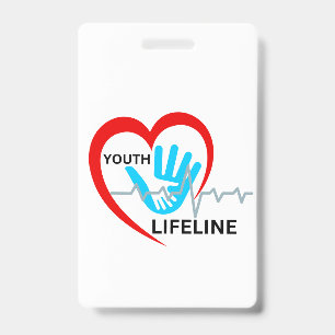 PRAY 1ST YOUTH LIFELINE BADGE