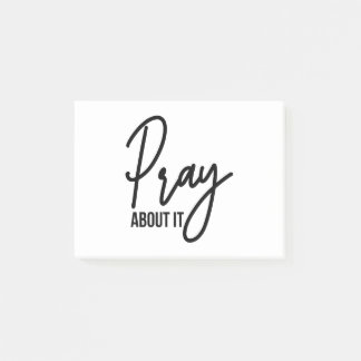 Pray About It Post-it Notes