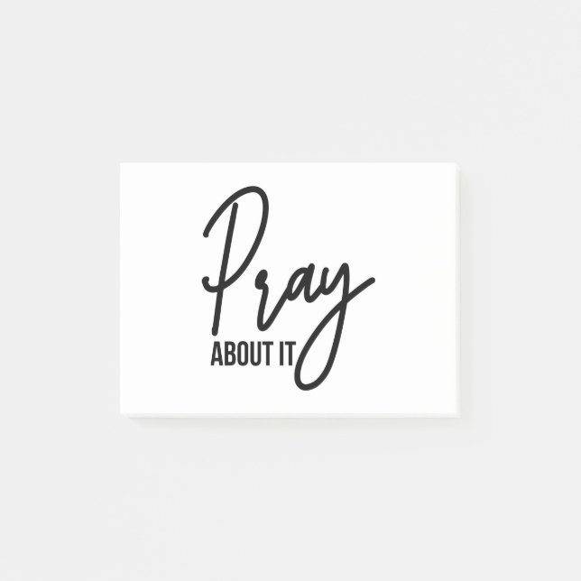 Pray About It Post-it Notes (Front)