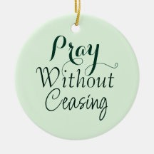 Pray Bible Verse Christian Prayer Light Green