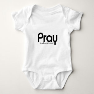 Pray Christian Baby Bodysuit