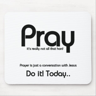 Pray Christian Mouse Pad