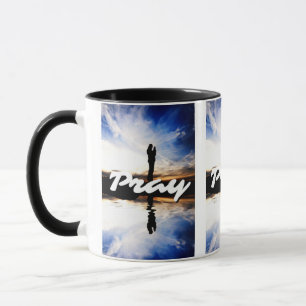 Pray Daily Two-Tone Mug