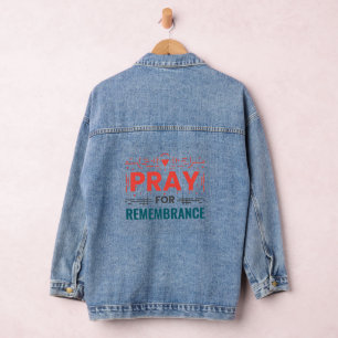 Pray For: A Collective Remembrance Denim Jacket