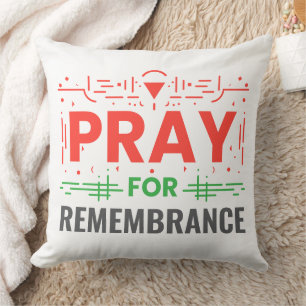 Pray For: A Collective Remembrance Throw Pillow