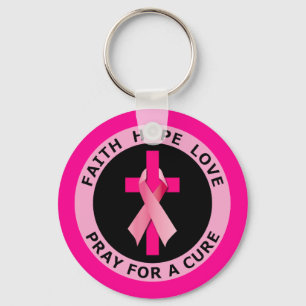 PRAY FOR A CURE KEYCHAIN