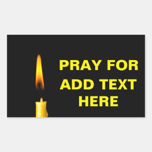 Pray For Add Text Sticker