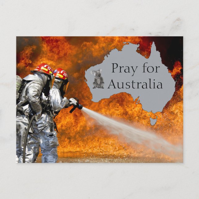 Pray for Australia Postcard (Front)