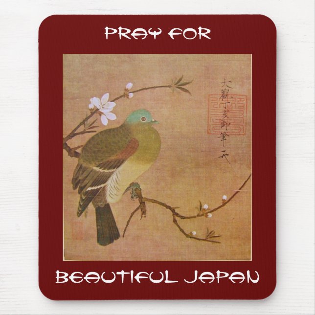 PRAY FOR BEAUTIFUL JAPAN MOUSE PAD (Front)