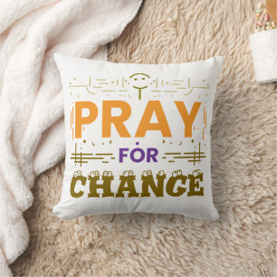 Pray For Change Throw Pillow