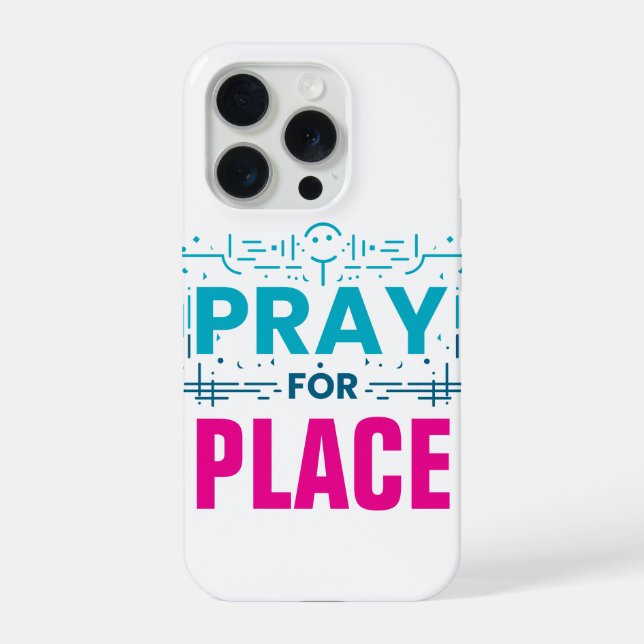Pray For Compassion iPhone Case (Back)