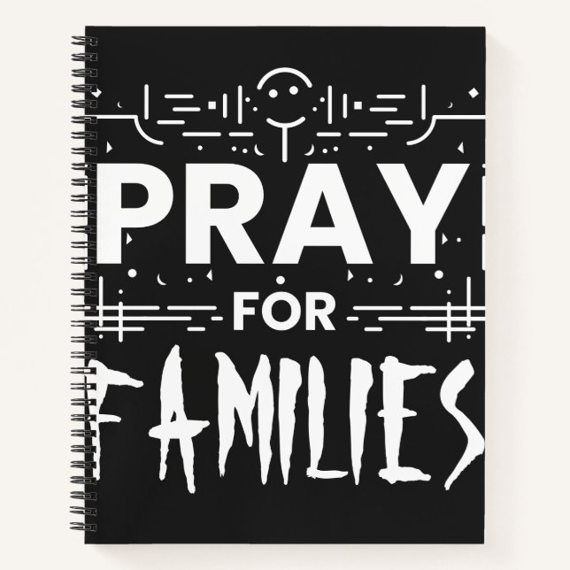Pray for families notebook (Front)