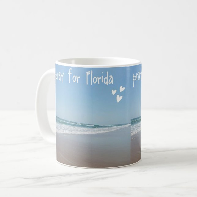 pray for florida milton mug (Front Left)