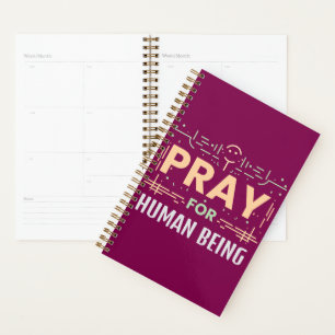 Pray For Human Being Planner