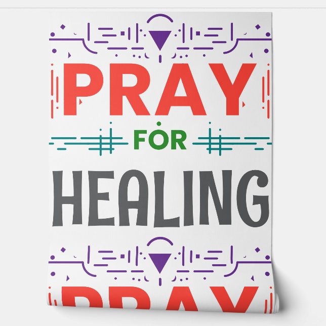 Pray For: Inspiring Healing Wallpaper (Unrolling)