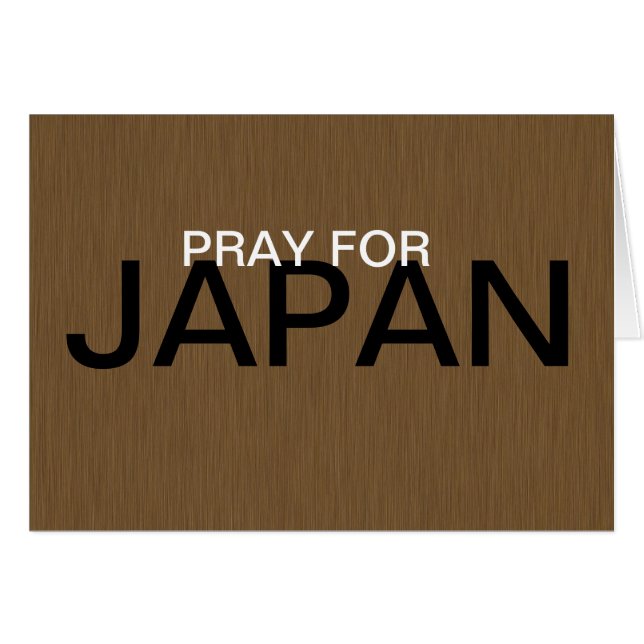 PRAY FOR JAPAN (Front Horizontal)