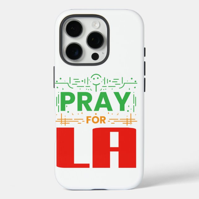 Pray for LA Case-Mate iPhone Case (Back)