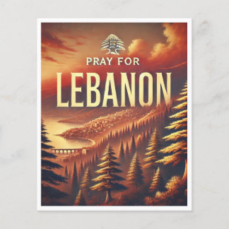PRAY FOR LEBANON FLYER
