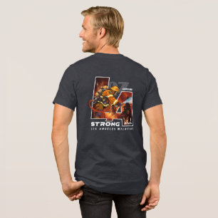 Pray for Los Angeles   Men  Tri-Blend Shirt