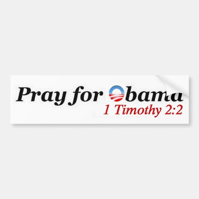 Pray for Obama Bumper Sticker (Front)