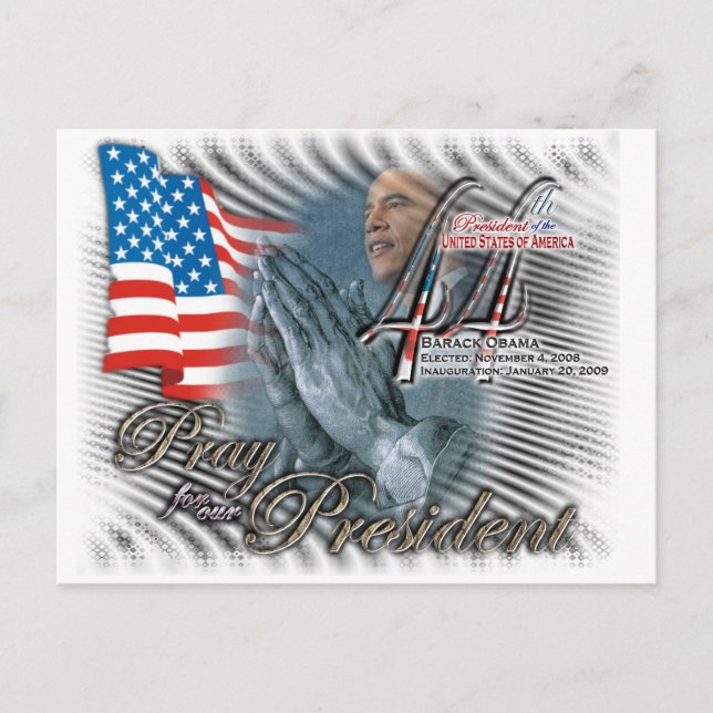 Pray for our President Postcard (Front)