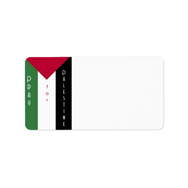 Pray for Palestine Address Labels (Front)