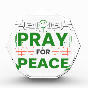 Pray For Peace Photo Block