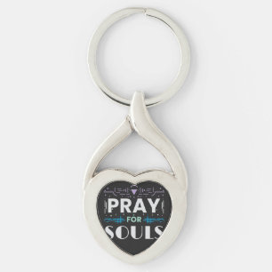 Pray for Souls Keychain