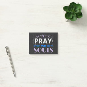 Pray for Souls Post-it Notes