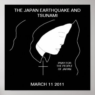 PRAY FOR THE PEOPLE OF JAPAN POSTER
