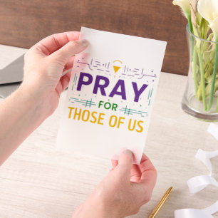 Pray for those of us vellum invitations