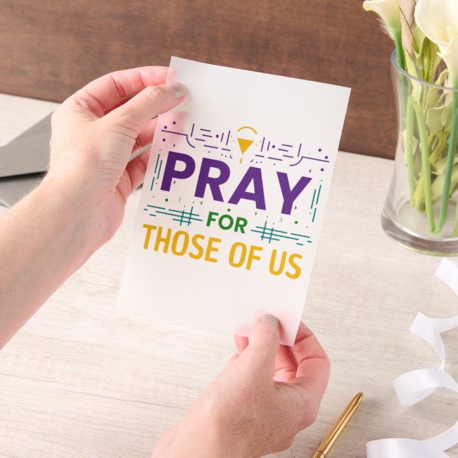 Pray for those of us vellum invitations (Handheld)