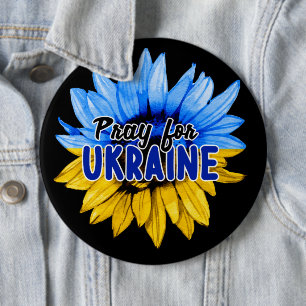 Pray For Ukraine Button