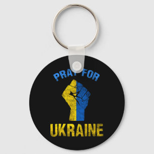 Pray For Ukraine I Stand With Ukraine Shirt Suppor Keychain