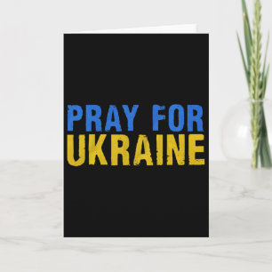 Pray For Ukraine I Stand With Ukraine Shirt Ukrain Card
